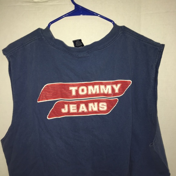 tommy hilfiger sleeveless t shirt